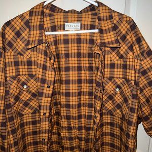 Tecovas - Button Down - Cowboy Shirt - Pearl Snap - Like New - XXL